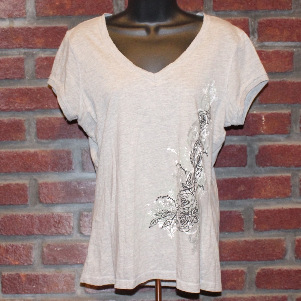 🔵Molly Maxi Grey T-Shirt